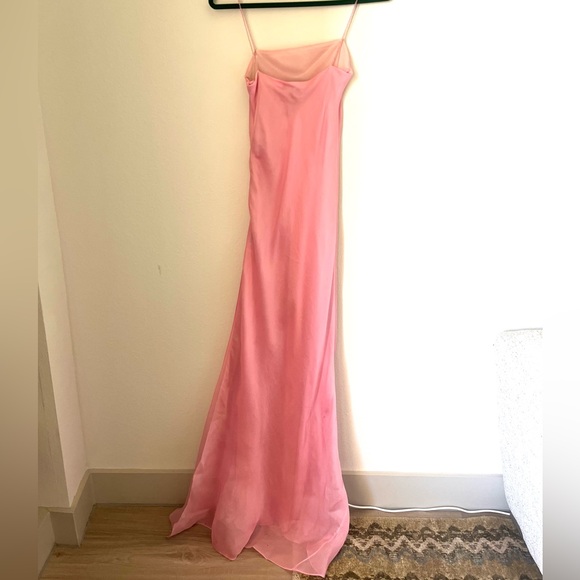 RALPH LAUREN 100% Silk Pink Dress - Picture 4 of 10